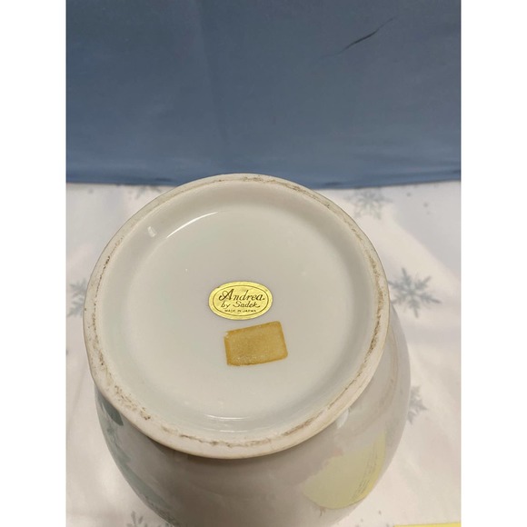 Vtg Hand Painted Ginger Jar Urn w/Lid Andrea by Sedek - Picture 5 of 7